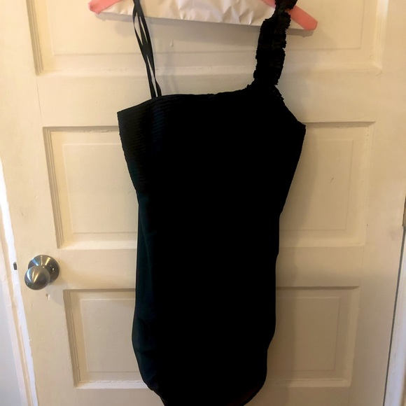 BCBG one shoulder black dress - Picture 1 of 2